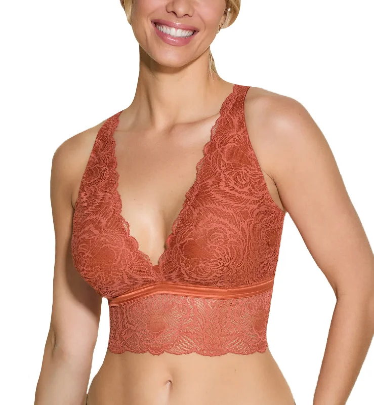Bra with moisture - wicking lining for sweaty situations Cosabella Khana CURVY Tall Triangle Bralette (KHANA1310) - Sahara Bra with moisture - wicking lining for sweaty situations Cosabella Khana CURVY Tall Triangle Bralette (KHANA1310) - Sahara