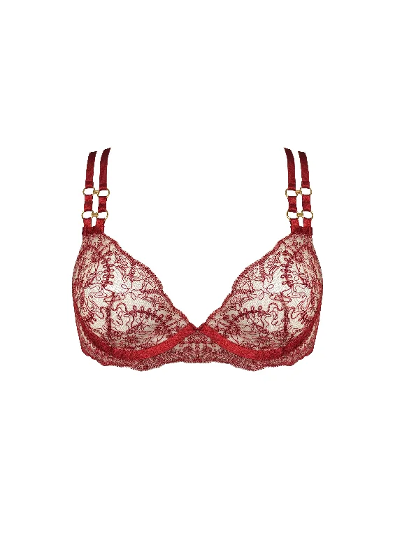 Cymatic Plunge Wire Bra