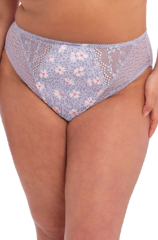 Lucie High Leg Brief (Aleutian) Available in sizes XL-4XL.