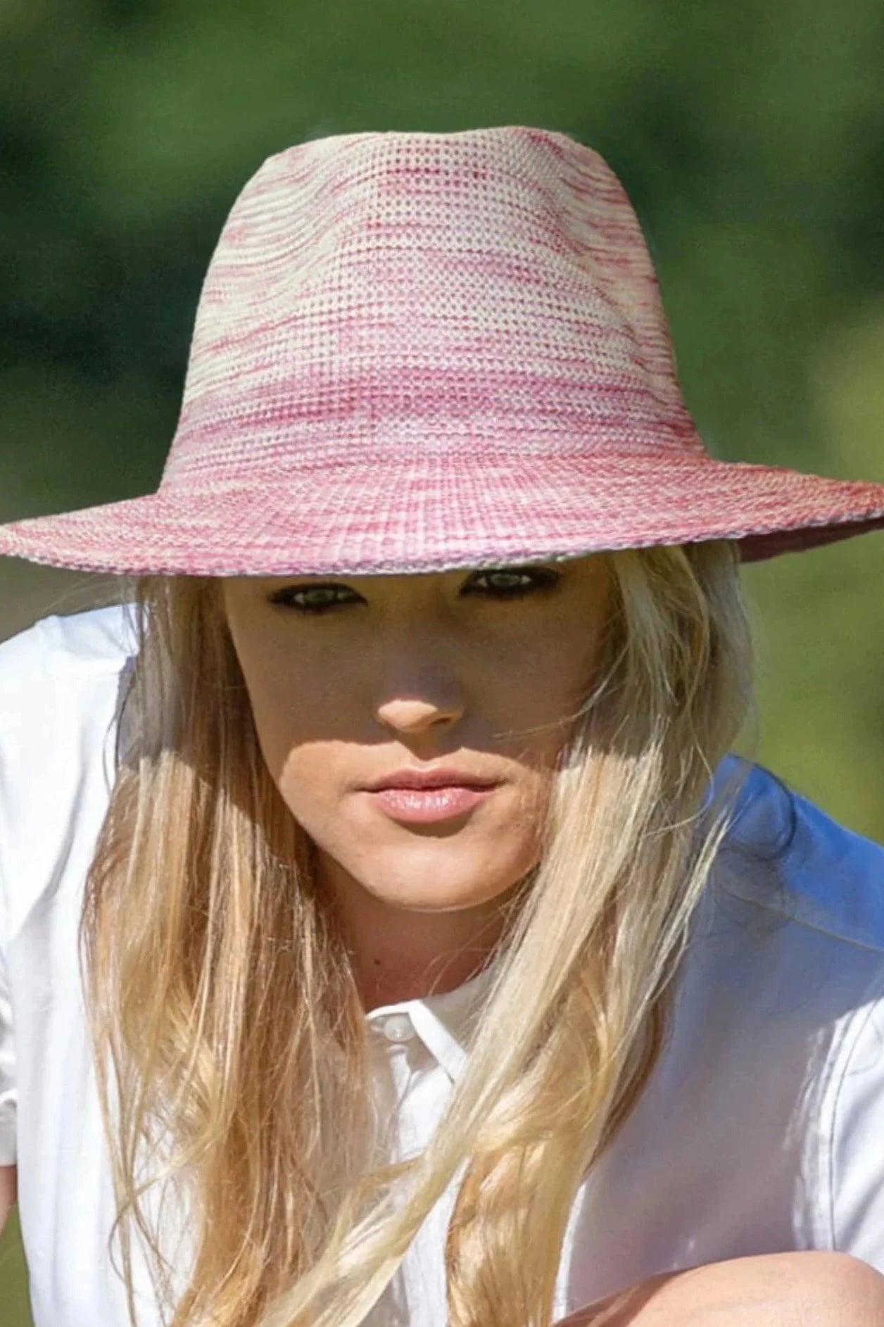 Evoke Maddi Fedora - Mixed Pink