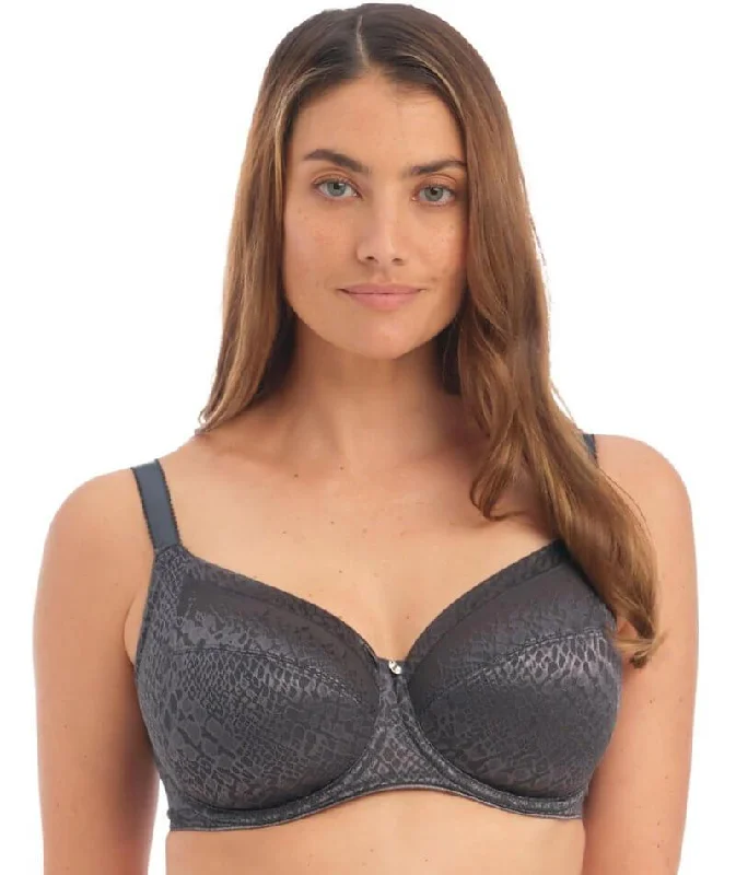 plus size bralette bras for comfortFantasie Envisage Underwire Full Cup Bra With Side Support - Slate
