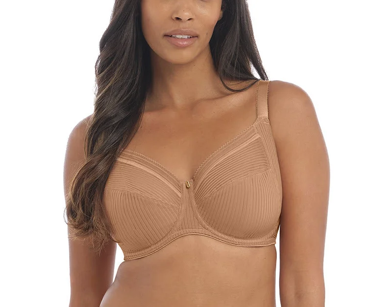 Bra with adjustable hooks for a customized fit Fantasie Fusion Cinnamon Unlined Bra 3091 Bra with adjustable hooks for a customized fit Fantasie Fusion Cinnamon Unlined Bra 3091