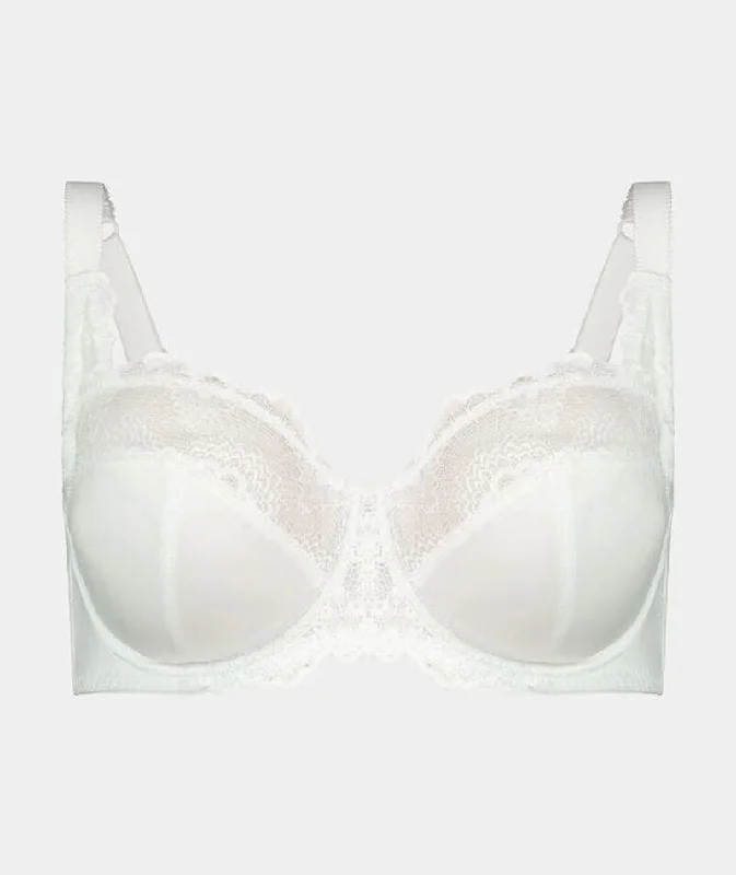 underwire sports bras for extra stabilityFayreform Glenda Underwire Bra - White