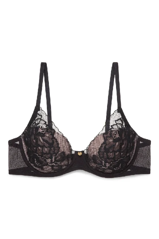 Bra with a plus - size front - closure for easy access​ Flora Contour Underwire Bra