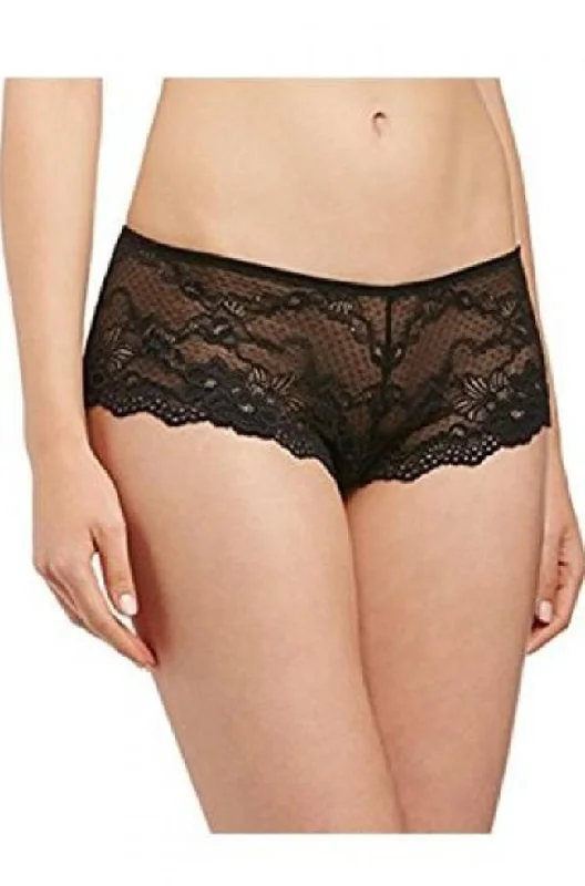 balconette lace bras for a feminine touchMy Fit Lace Brazilian Brief (Black)