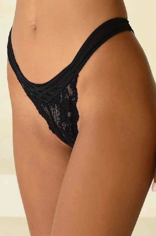 Filigree G-String (Black)