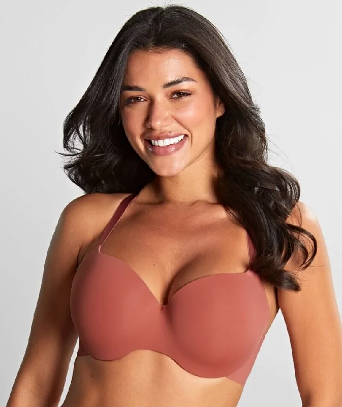 Panache 365 Underwired T-Shirt Bra - Lipstick