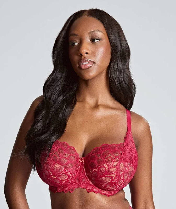 sleep bras for all night comfortPanache Allure Underwired Full Cup Bra - Raspberry