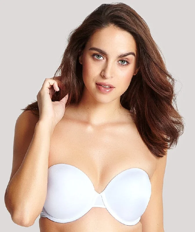 supportive sports bras for runningPanache Porcelain Elan Underwired Strapless Bra - White