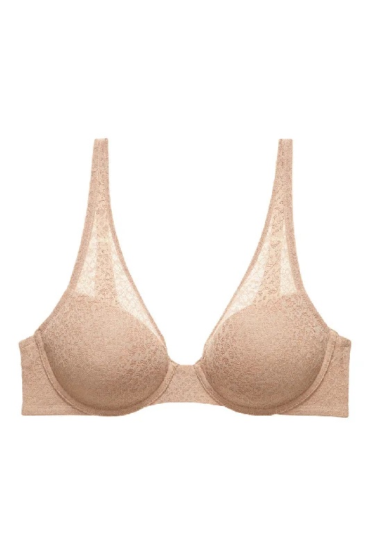 Long - line bras for added support and a slimming effect​ Pretty Smooth Full Fit Contour Underwire Bra