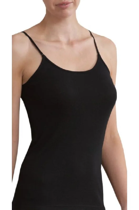 padded bras for added volumePure 200gsm Merino Wool Ribbed Camisole (Black or Ivory)