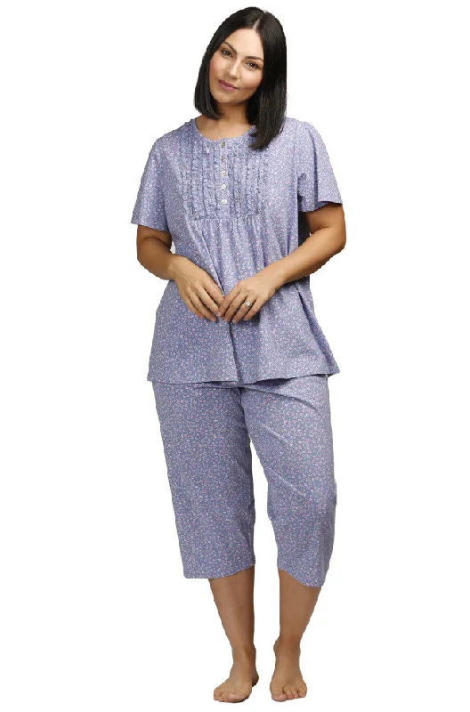 Wild Flowers Cotton PJ Set (Blue) Available in sizes 22-24 only