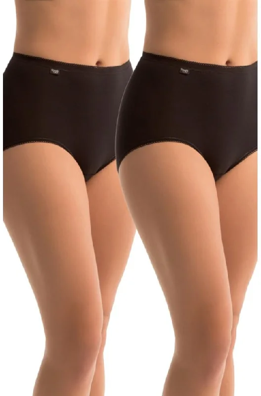 wireless bras for a natural feelSloggi Full Brief 2 xpack (Black, White or Fresh Powder)