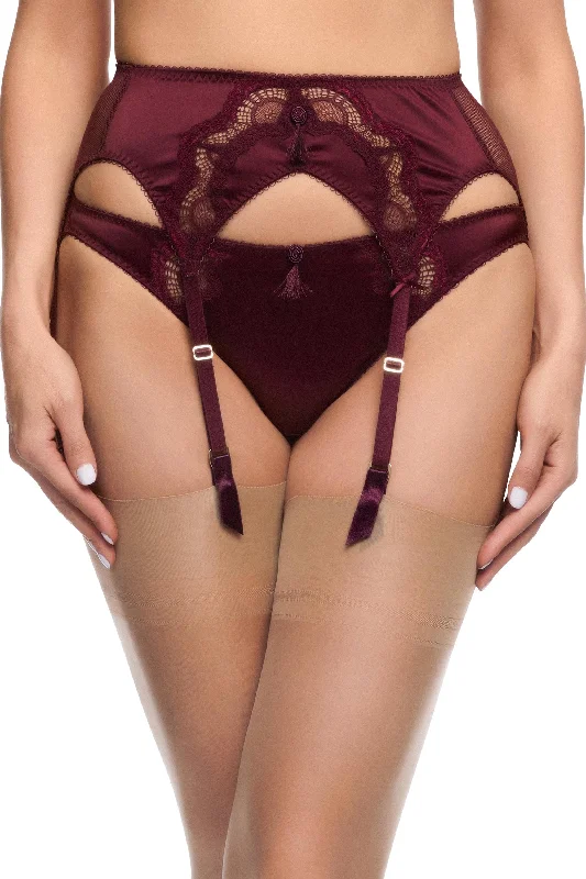 underwire bras with maximum supportStar Lift Plum Suspender