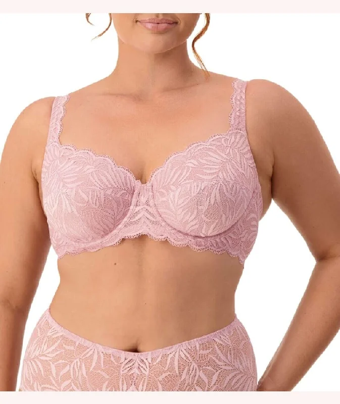 Triumph Essential Lace Balconette Bra - Sunrose Pink