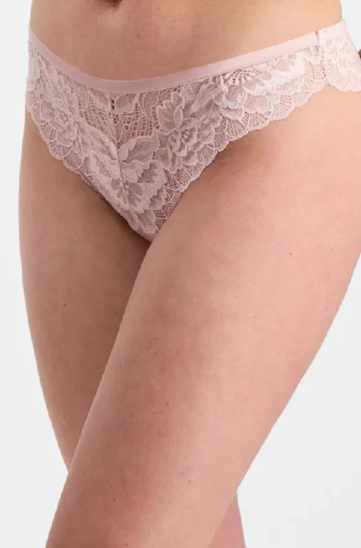 Madeline Brazilian Brief (Dusty Pink) Available in sizes 8-10 only