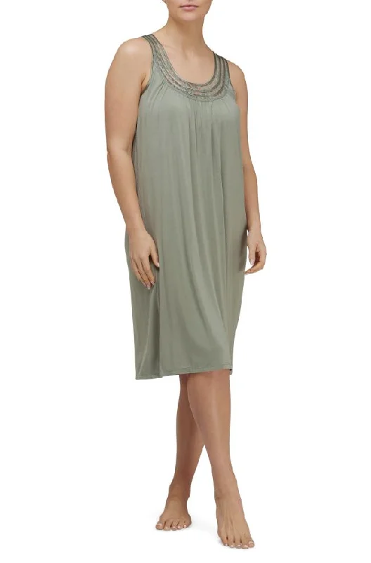 nursing bras for new mothersEmma Sleeveless Lace Nightie (Sage) Available in sizes L and XXL only