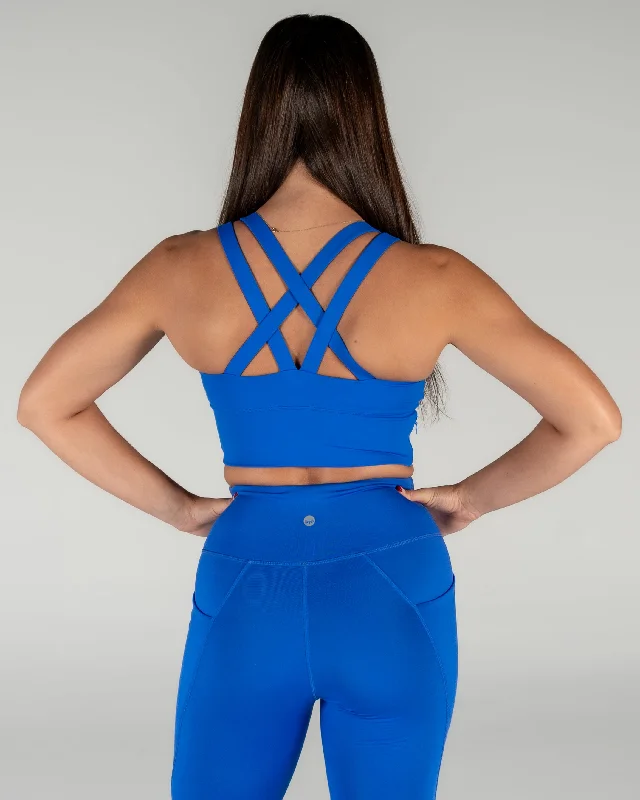 Sierra Sports Bra - Cobalt Blue