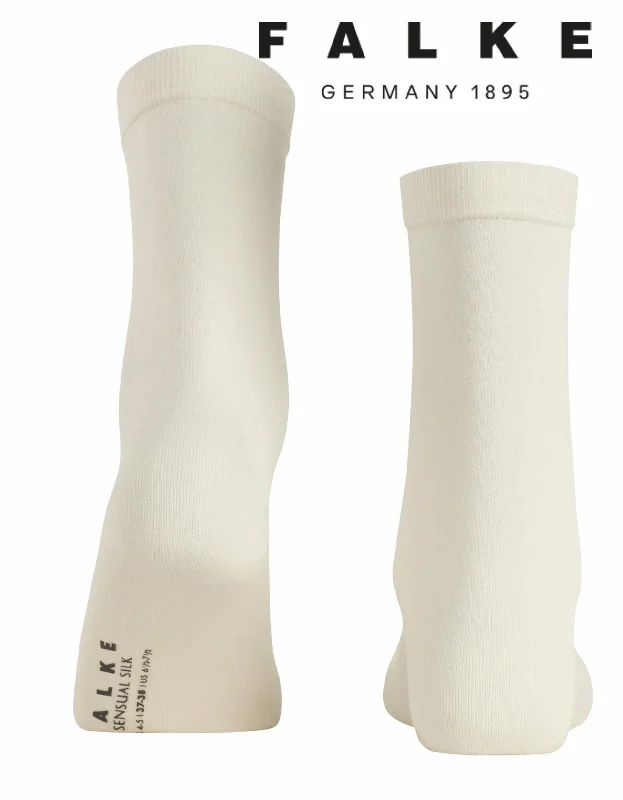 Falke Sensual Silk Socks 46288 Off White