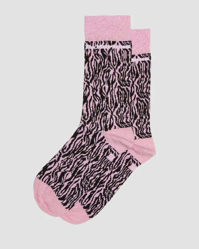 JACQUARD ZEBRA SOCK