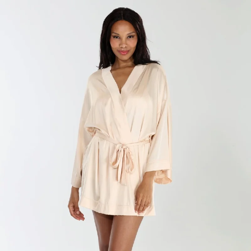 women lounge dress with a machine - washable fabric for easy careLove Story Robe In Champange women lounge dress with a machine - washable fabric for easy careLove Story Robe In Champange